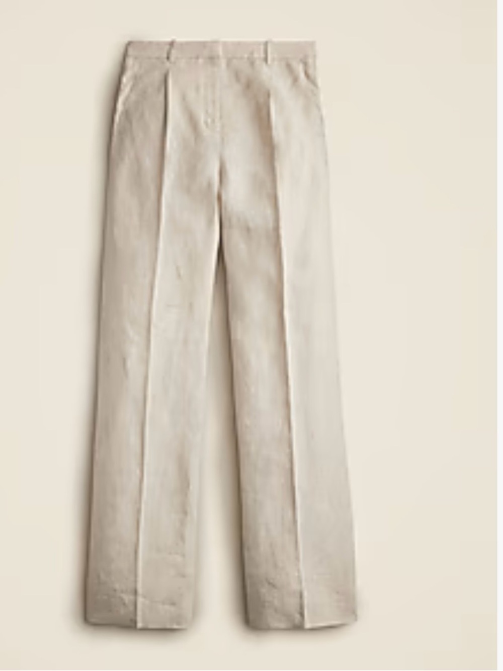 J. CREW Women’s Wide-Leg Essential Pant in Linen (Lot of 2)